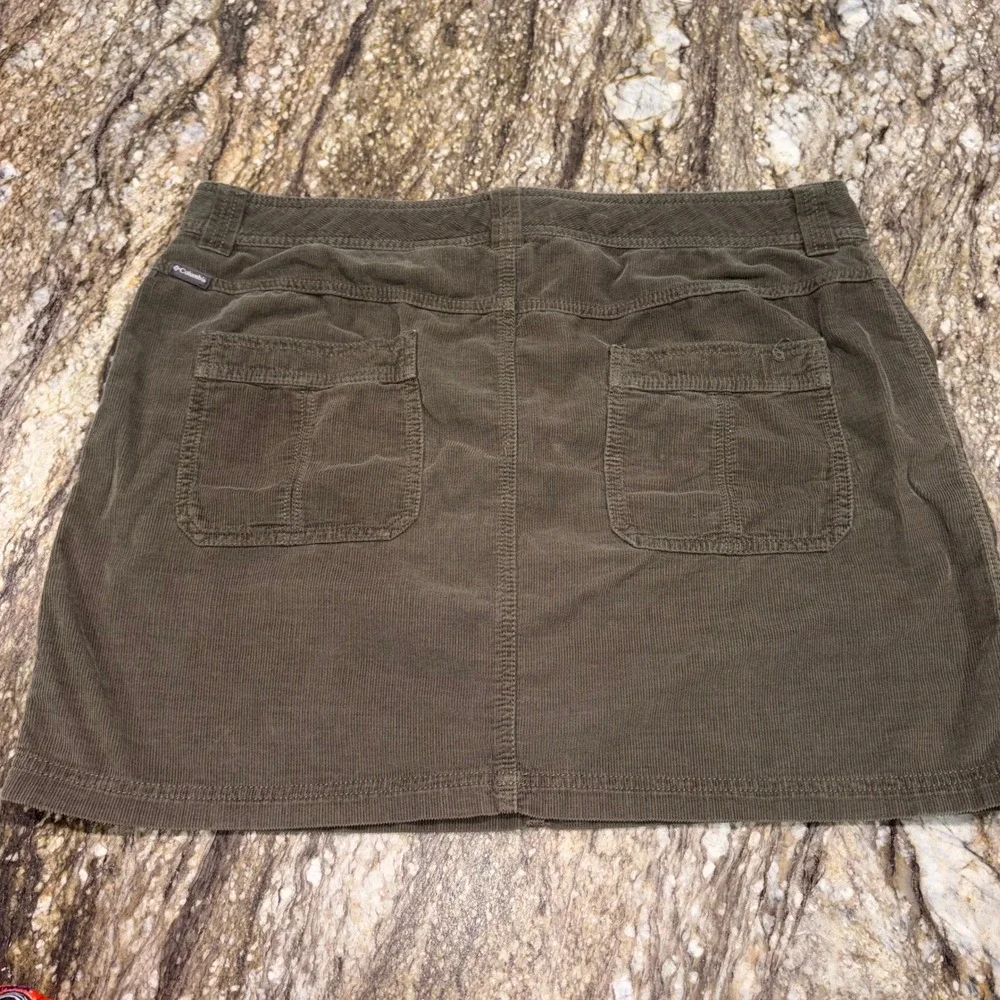 Corduroy Mini Skirt Outdoor Utility Gorpcore Women 16 Olive Green Columbia